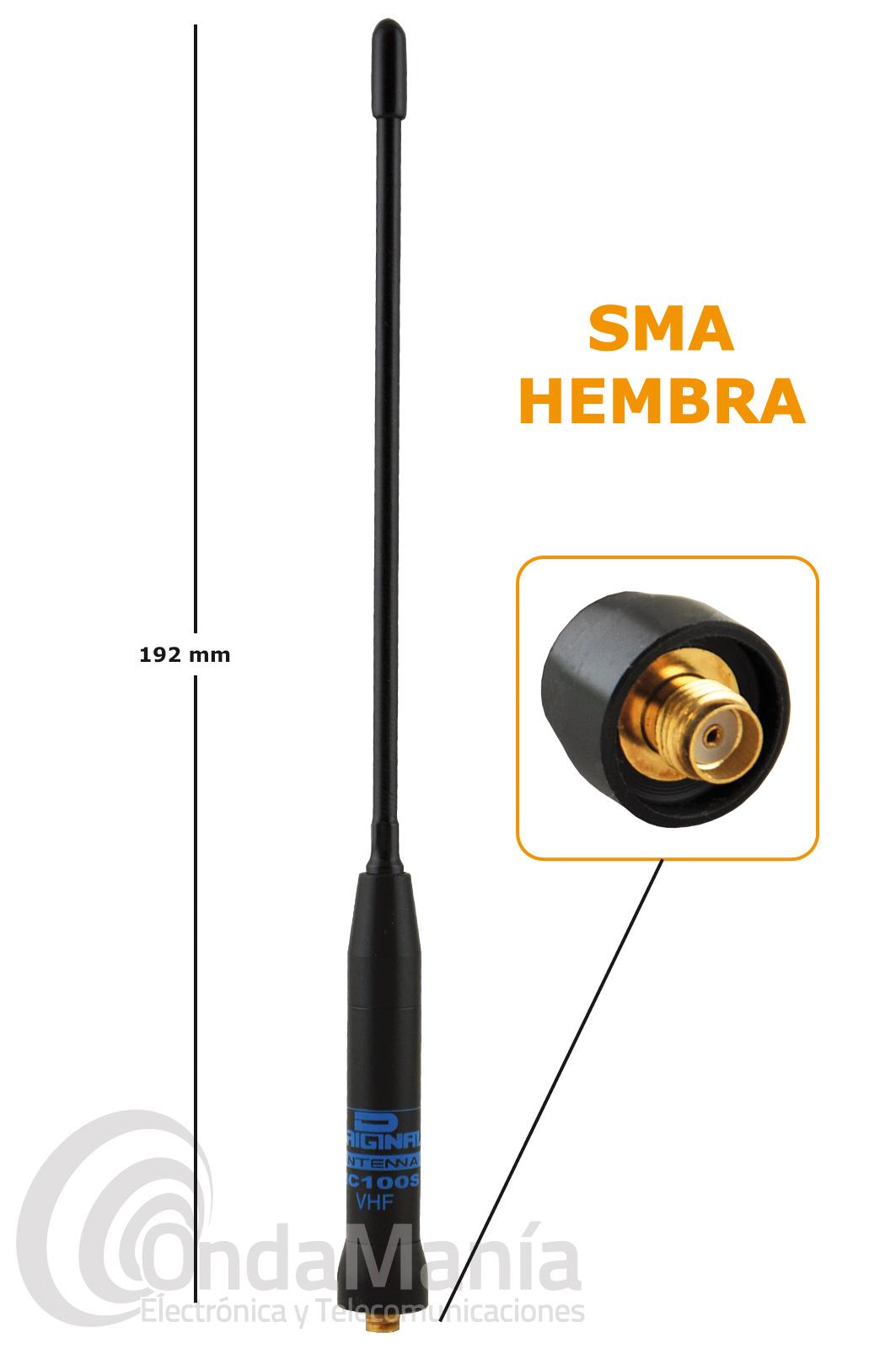 RHD-771. Antena emisora SMA invertido VHF/UHF