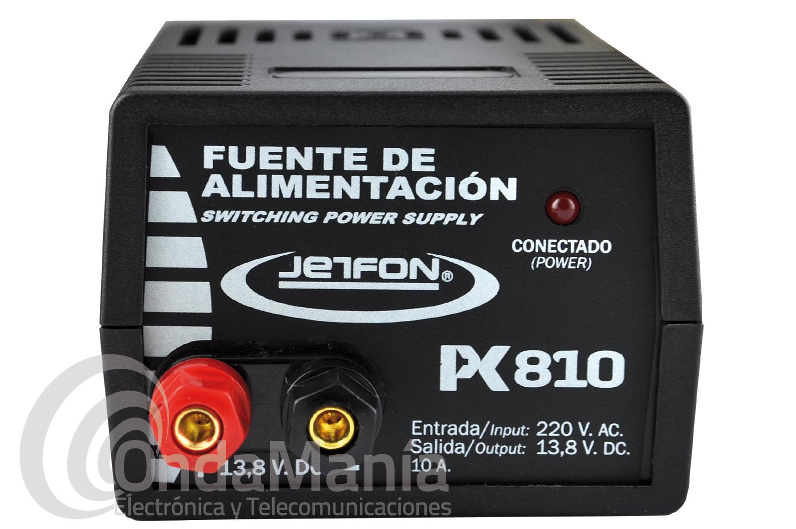 Jetfon PC-810 Fuente Alimentación 12V 8-10A