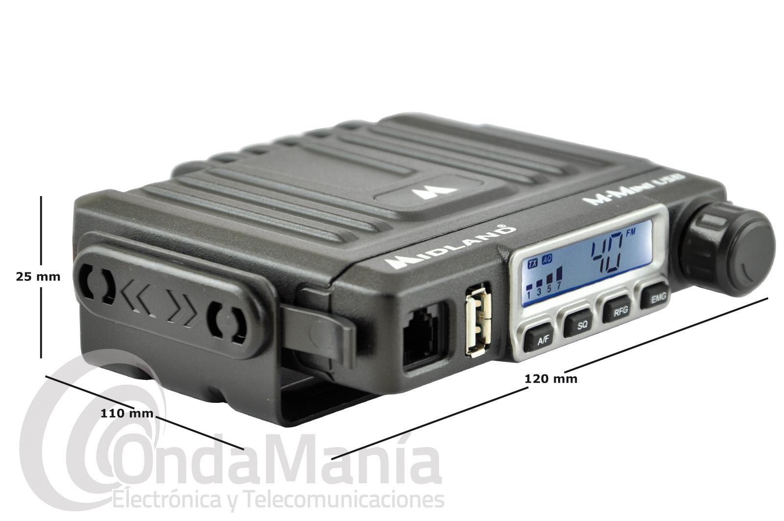 Midland Cb Go USB Kit Completo Emisora CB Antena Y Micro