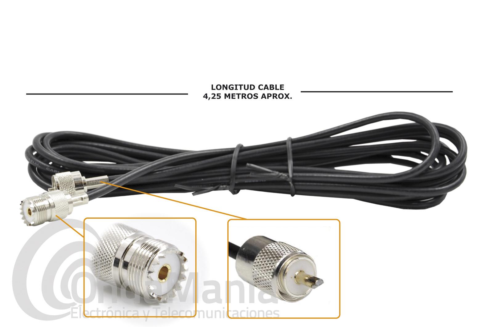Conector Adaptador Cable Coaxial Empalme Antena Prolongador Macho - He