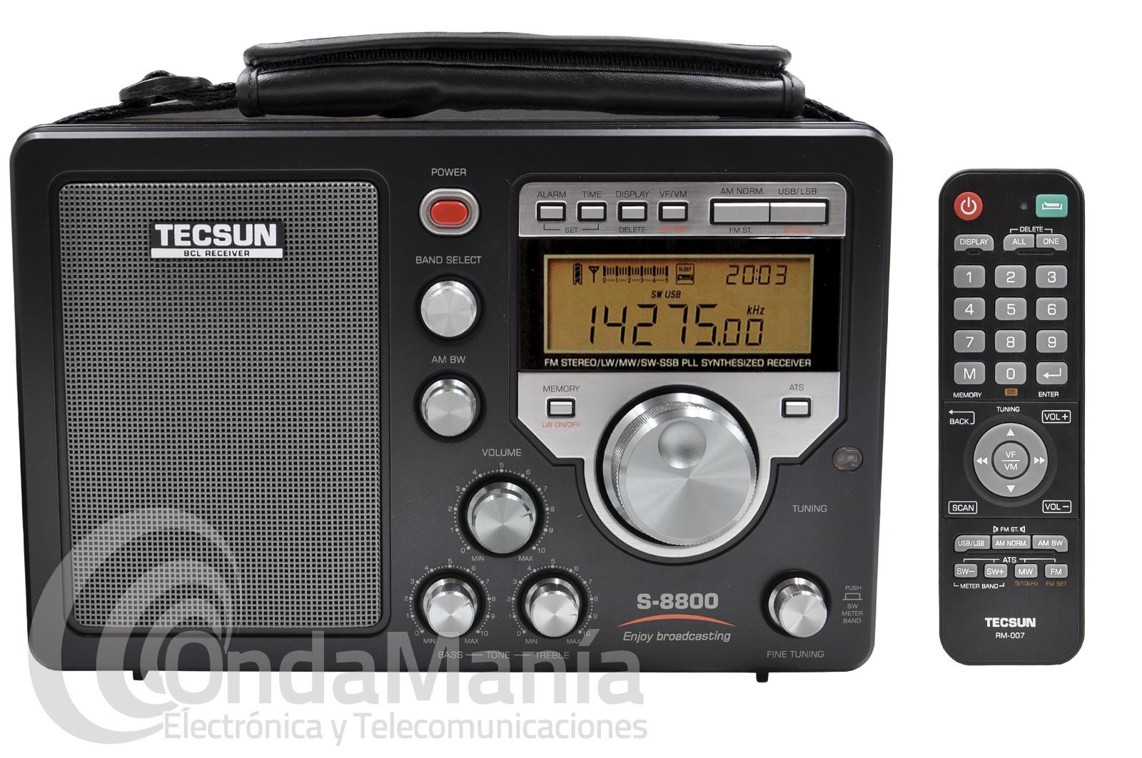Receptor de radio multibanda TECSUN M-601