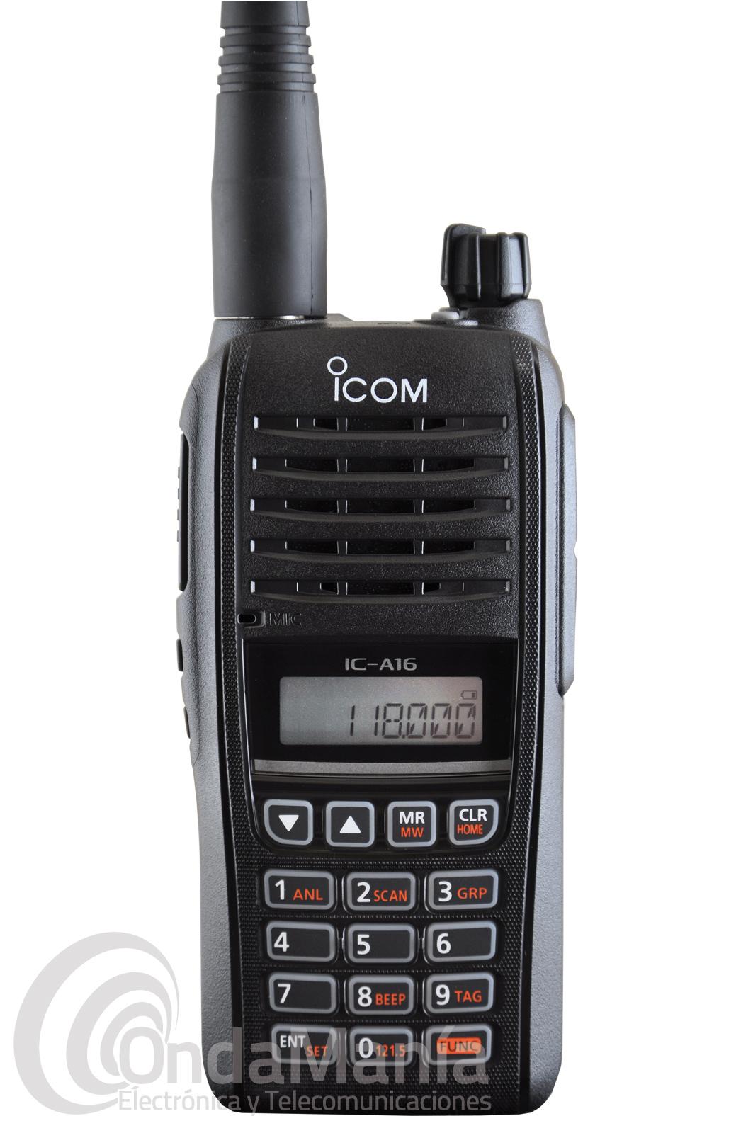 Radio YAESU Vertex FTA - 250L VHF Handheld Radio - banda aérea