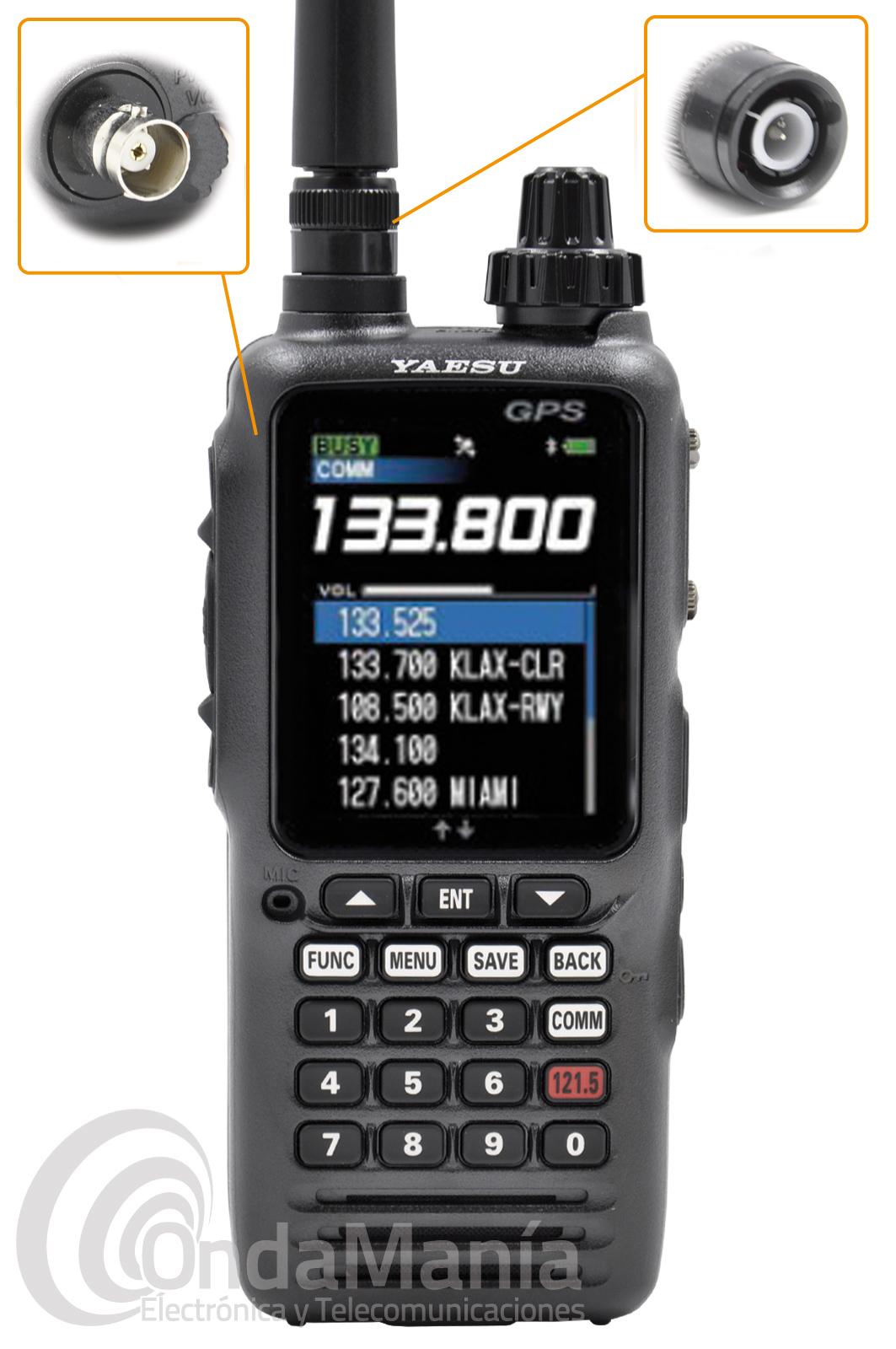 YAESU FTA-450L walkie talkie de banda aérea