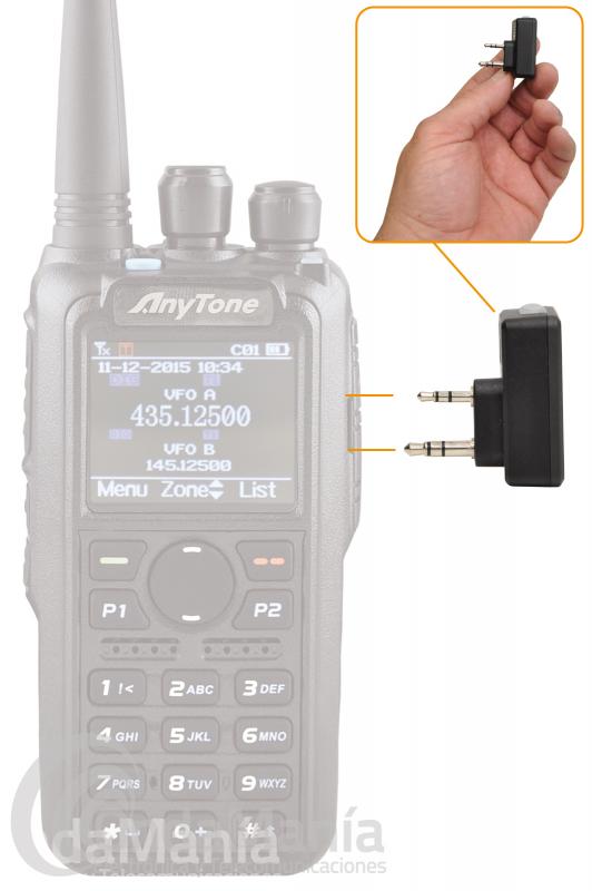 PR-2273 Microauricular / pinganillo para walkies Tecom PS