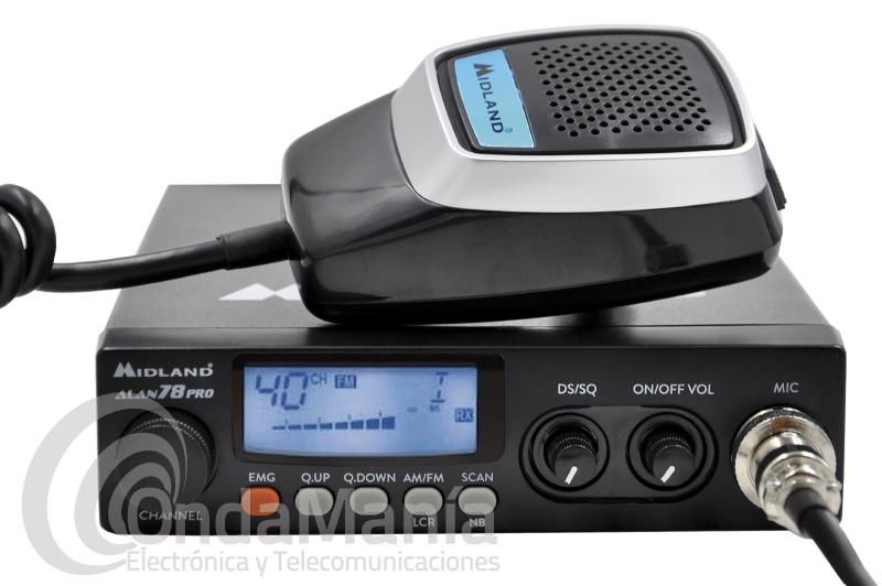ALAN 100 PLUS T1D 4X4 + L. Emisora CB 27 Mhz. AM/FM.