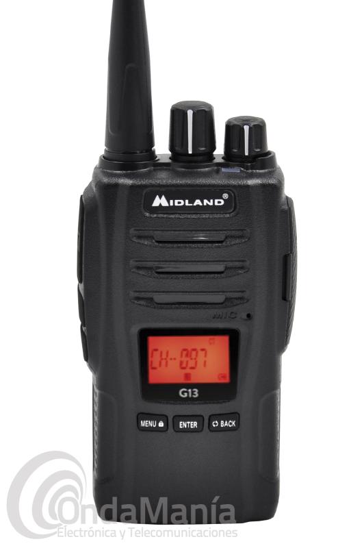 MIDLAND G9-PRO-KIT1 utilisation gratuite de walkie PMR 446 + Pinganill