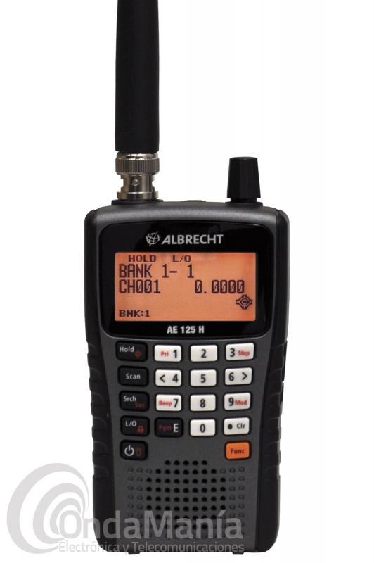 Receptor de radio de banda aérea AIR FM AM CB SW VHF de banda completa de  mano de aviones digital de viaje con antena extendida Batería de amplia